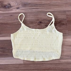 PacSun Yellow Cropped Cami